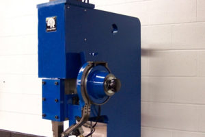 Custom hydraulic/pneumatic riveting machine built for an HVAC application